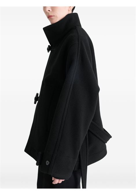 cappotto short duffle coat donna nero LEMAIRE | CO1113 LF1116BK999